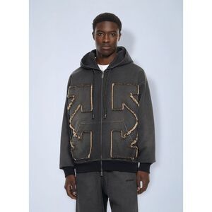 Off-White Men Distress Diag Slouchy Sweatpant